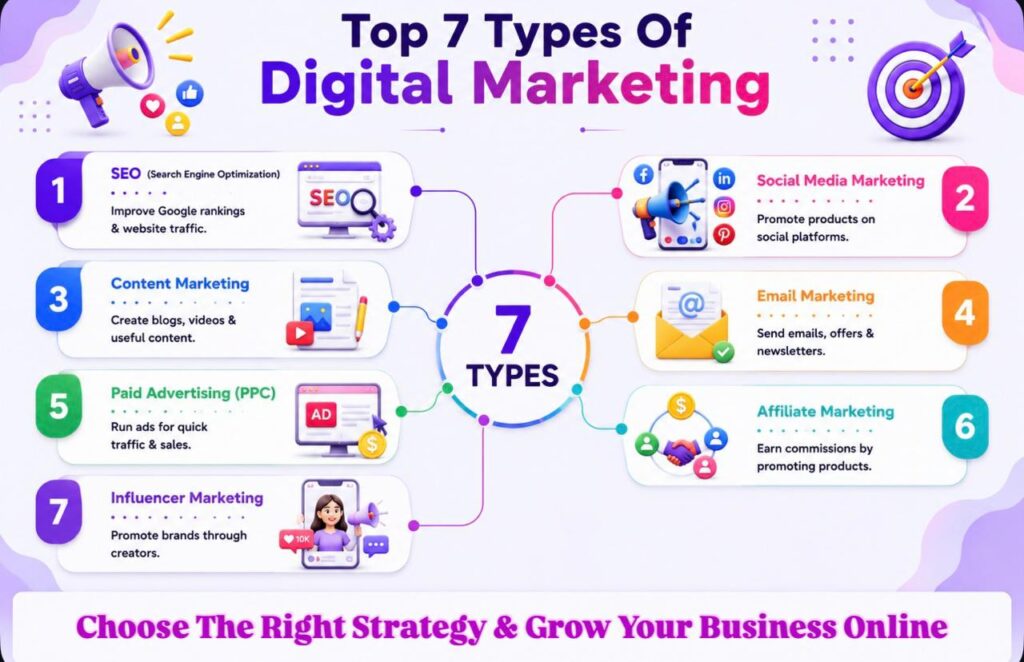Types of Digital Marketing