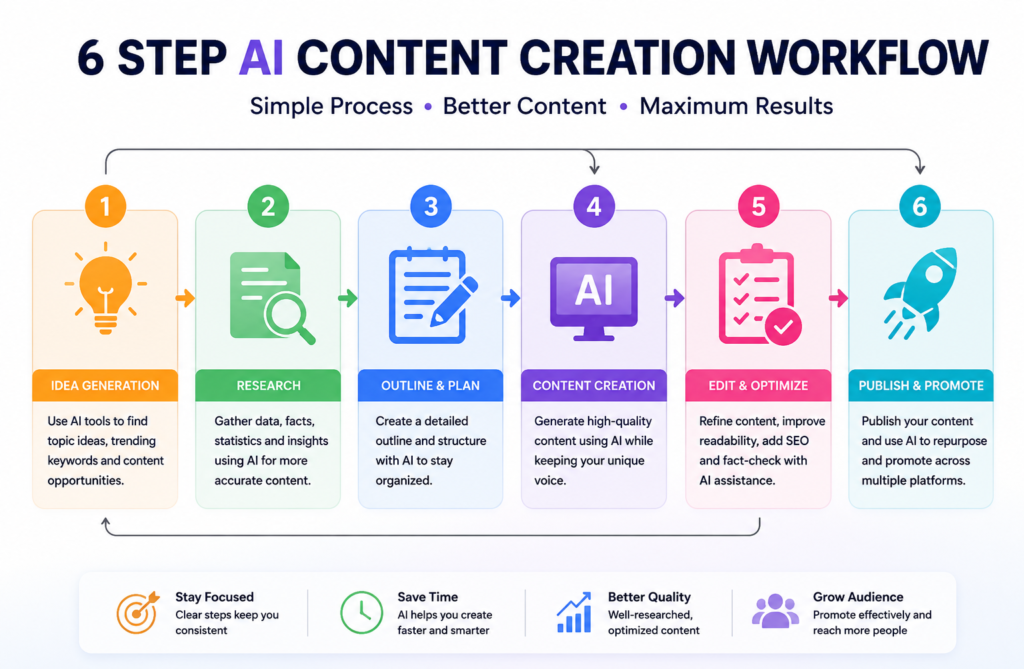 A Simple AI Content Workflow That Actually Works