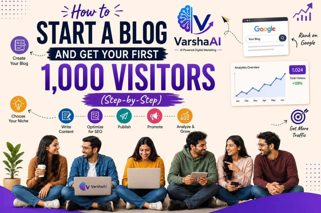 How to Start a Blog and Get Your First 1,000 Visitors