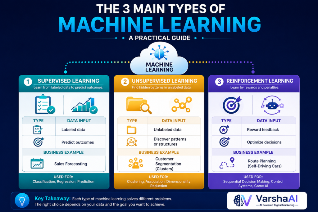 The 3 Main Types of Machine Learning